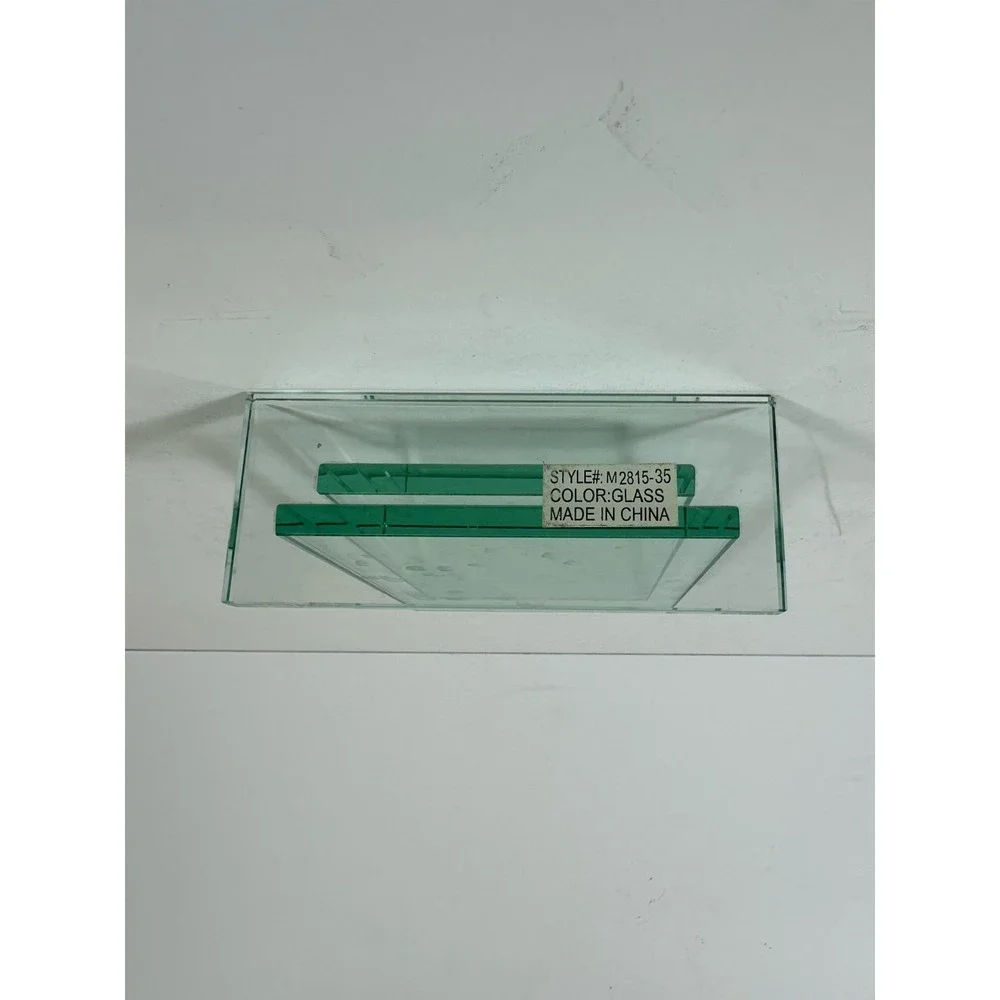Jade Green Glass Picture Frame 3.5 X 5 Photo Free Standing Table Top Modern